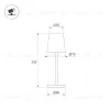 Настольная лампа с аккумулятором Arlight SP-DAISY-TAB-1.5W Warm3000-MIX (RS, 90 deg) (IP54 Металл) 058566 058566 - 4