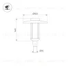 Уличный светильник Arlight ALT-MASAR-50W Warm3000 (BK, 150x30 deg, 230V) (IP65 Металл) 057268 057268 - 4