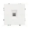 Механизм компьютерной розетки Arlight SCT-NOBE-MPC1-SFPL-WH (RJ-45, CAT6) 054304 054304 - 2