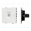 Механизм компьютерной розетки Arlight SCT-NOBE-MPC1-SFPL-WH (RJ-45, CAT6) 054304 054304 - 1