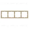 Рамка пластиковая Arlight FRM-NOBE-SFPL-4-GD 054225 054225 - 2