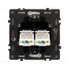 Механизм сдвоенной компьютерной розетки Arlight SCT-NOBE-MPC2-SFPL-GD (RJ-45, CAT6) 054314 054314 - 3