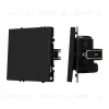 Механизм выключателя одноклавишный перекрестный Arlight SWT-NOBE-MKX1-SFPL-BK (230V, 10A) 054249 054249 - 1