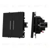 Механизм выключателя двухклавишный проходной Arlight LED SWT-NOBE-MKP2-SFPL-L-BK (230V, 10A) 054267 054267 - 1