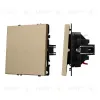Механизм выключателя одноклавишный непроходной Arlight SWT-NOBE-MK01-SFPL-GD (230V, 10A) 054244 054244 - 1