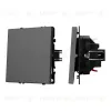 Механизм выключателя одноклавишный проходной Arlight SWT-NOBE-MKP1-SFPL-GR (230V, 10A) 054248 054248 - 1