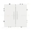 Механизм выключателя двухклавишный проходной Arlight LED SWT-NOBE-MKP2-SFPL-L-WH (230V, 10A) 054240 054240 - 3