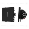 Механизм выключателя одноклавишный проходной Arlight LED SWT-NOBE-MKP1-SFPL-L-BK (230V, 10A) 054261 054261 - 1