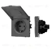 Механизм розетки влагозащищенный Arlight SCT-NOBE-MCP-SFPL-GR (230V, 16A) 054283 054283 - 1