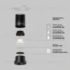 Встраиваемый светильник Maytoni Technical Dip DL121-15W-3K-TRS-B DL121-15W-3K-TRS-B - 3
