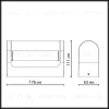 Уличный настенный светильник Odeon Light Nature Twinset 7118/12WL 7118/12WL - 2