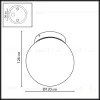 Уличный потолочный светильник Odeon Light Nature Viva 7124/1C 7124/1C - 2