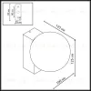 Уличный настенный светильник Odeon Light Nature Viva 7124/1W 7124/1W - 2