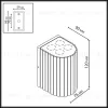 Уличный настенный светильник Odeon Light Nature Glenn 7127/8WL 7127/8WL - 2