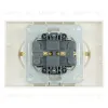 Розетка 2-местная с защитной шторкой Stekker Эмили с/з 250В 16А RST16-5114-08 кашемир soft touch 49908 49908 - 3
