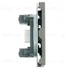 Розетка HDMI 2.0 Type A (механизм) Stekker Эмили RST00-5118-09 антрацит soft touch 50168 50168 - 3
