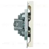 Розетка HDMI 2.0 Type A (механизм) Stekker Эмили RST00-5118-08 кашемир soft touch 50169 50169 - 3