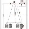Подвесная люстра Moderli Prismique V11684-6P V11684-6P - 6