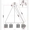 Подвесная люстра Moderli Prismique V11685-8P V11685-8P - 6