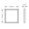 Светодиодная панель Volpe ULP-Q109 6060-40W/4000K WHITE UL-00013016 ULP-Q109 6060-40W/4000K WHITE - 3