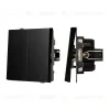 Механизм выключателя управления шторами Arlight SWT-TENDO-MKR2-PL-BK (230V, 10A) 054139 054139 - 1