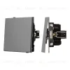 Механизм звонкового выключателя Arlight SWT-TENDO-MKR1-PL-GR (230V, 10A) 054144 054144 - 1