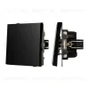 Механизм звонкового выключателя Arlight SWT-TENDO-MKR1-PL-BK (230V, 10A) 054143 054143 - 1
