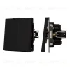 Механизм выключателя управления шторами Arlight SWT-TENDO-MKR2-SFPL-BK (230V, 10A) 054559 054559 - 1