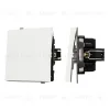 Механизм выключателя одноклавишный непроходной Arlight SWT-TENDO-MK01-SFPL-WH (230V, 10A) 054570 054570 - 1