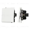Механизм выключателя одноклавишный перекрестный Arlight SWT-TENDO-MKX1-SFPL-WH (230V, 10A) 054574 054574 - 1
