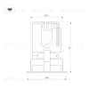 Встраиваемый светильник даунлайт Arlight MS-ARADO-BUILT-R35-3W Warm3000 (WH-WH, 36 deg, 230V) (IP20 Металл) 059101 059101 - 3