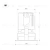 Встраиваемый светильник даунлайт Arlight MS-ARADO-BUILT-R45-5W Warm3000 (WH-WH, 36 deg, 230V) (IP20 Металл) 059102 059102 - 3