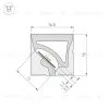 Силиконовый профиль Arlight WPH-FLEX-1616-TWIST-S11-5m WHITE (Силикон) 059568 059568 - 2