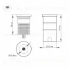 Грунтовый светильник Arlight LTD-GROUND-R65-6W Warm2700 (SL, 24 deg, 230V) (IP67 Металл) 060623 060623 - 4