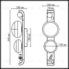Уличный настенный светильник Odeon Light Nature Luma 5434/2W 5434/2W - 2