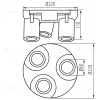 Накладной спот Kanlux Laurin 38963 38963 - 8