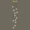 Каскадная люстра Delight Collection MD24001033-12A gold/clear MD24001033-12A gold/clear - 2