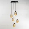 Подвесной светильник Delight Collection MD25090022-5A matt black/champagne MD25090022-5A matt black/champagne - 4