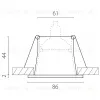 Встраиваемый светильник MR16 Lightstar Levigo Base 010057 010057 - 3