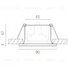 Встраиваемый светильник MR16 Lightstar Levigo Base 010066 010066 - 3