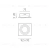 Встраиваемый светильник MR16 Lightstar Singo Base 011615 011615 - 3