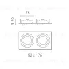 Встраиваемый светильник MR16 Lightstar Singo Base 011616 011616 - 3