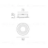Встраиваемый светильник MR16 Lightstar Singo Base 011620 011620 - 3