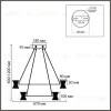 Подвесная люстра Lumion Ledio Vinora 8341/70L 8341/70L - 2