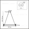 Подвесная люстра Lumion Ledio Ovela 8342/35L 8342/35L - 2