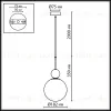 Подвесной светильник Odeon Light Midcent Lolla 4359/1A 4359/1A - 2