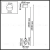 Подвесной светильник Odeon Light L-Vision Gemme 7114/4LC 7114/4LC - 2