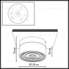 Настенно-потолочный светильник Odeon Light Hightech Ronda 7157/6CL 7157/6CL - 2