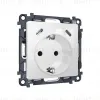 Комплект механизма электрической розетки 2USB С+C 20W с/з на винтовых зажимах 16A-250V Alfa Белый глянец Quant Ambrella Volt MA110510 (AP1105, VM165) MA110510 - 5