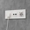 Комплект механизма розетки TV оконечной + SAT 5-862MHz 3.5dB/950-2150MHz 3.5dB Alfa Белый глянец Quant Ambrella Volt MA113310 (AP1133, VM217) MA113310 - 1